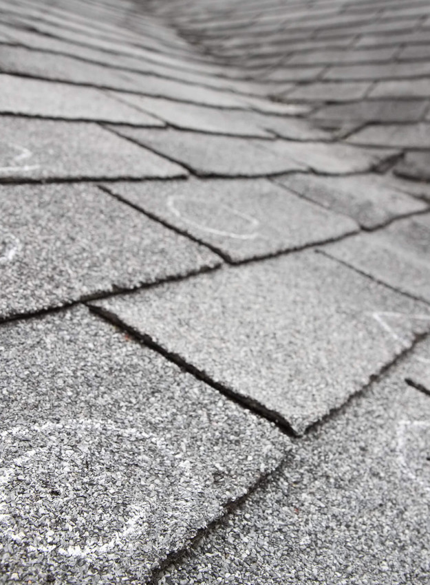 Hail Damage to Roof